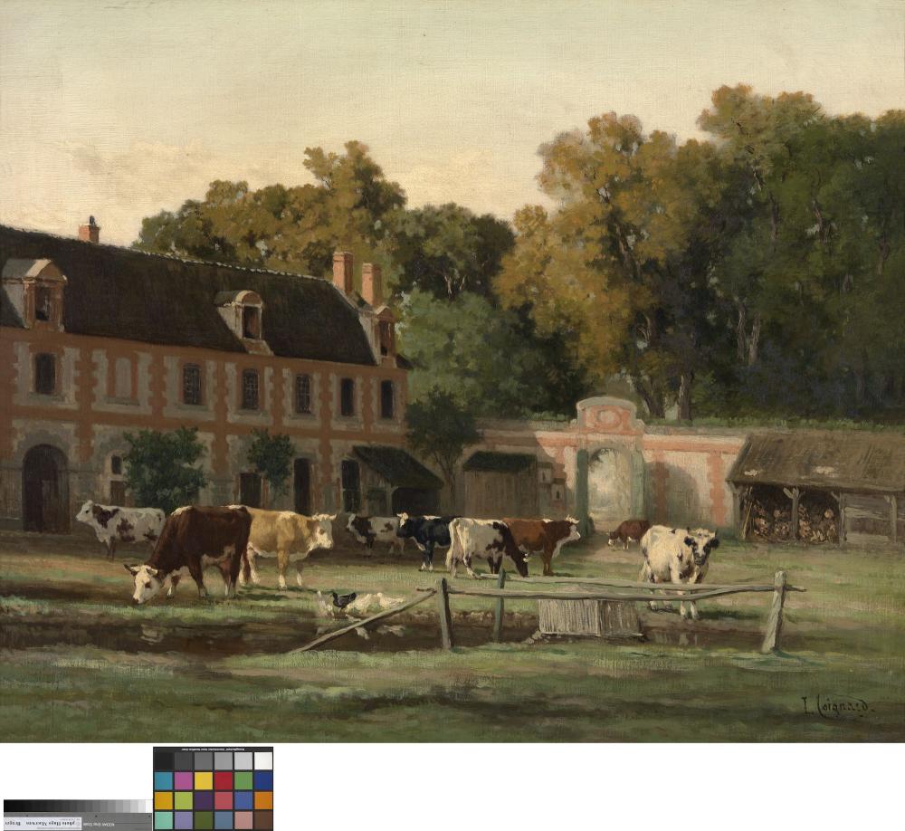 Hoeve in de vallei van de Auge