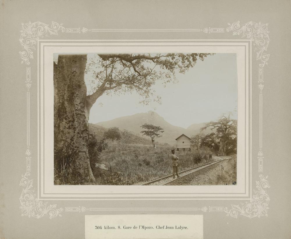 Aanleg spoorweg in Congo