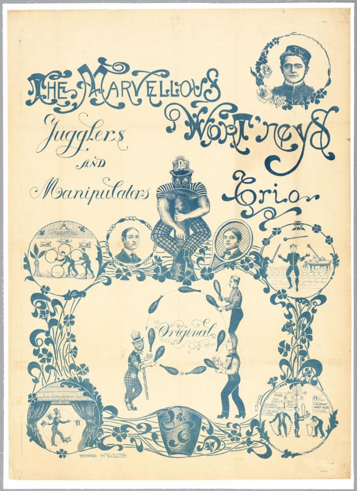 Affiche voor The Marvellous Wort'neys Trio