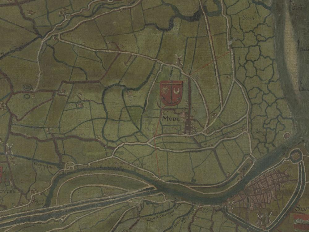 Kaart van het Brugse Vrije