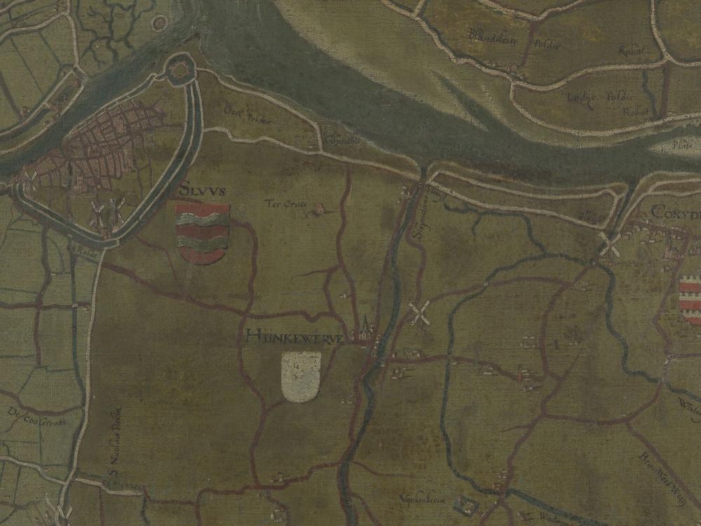 Kaart van het Brugse Vrije