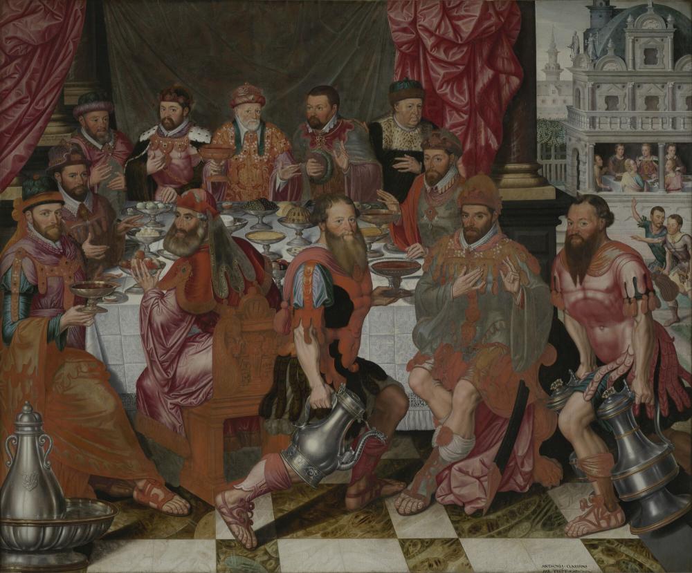Feestmaal der stadsfunctionarissen