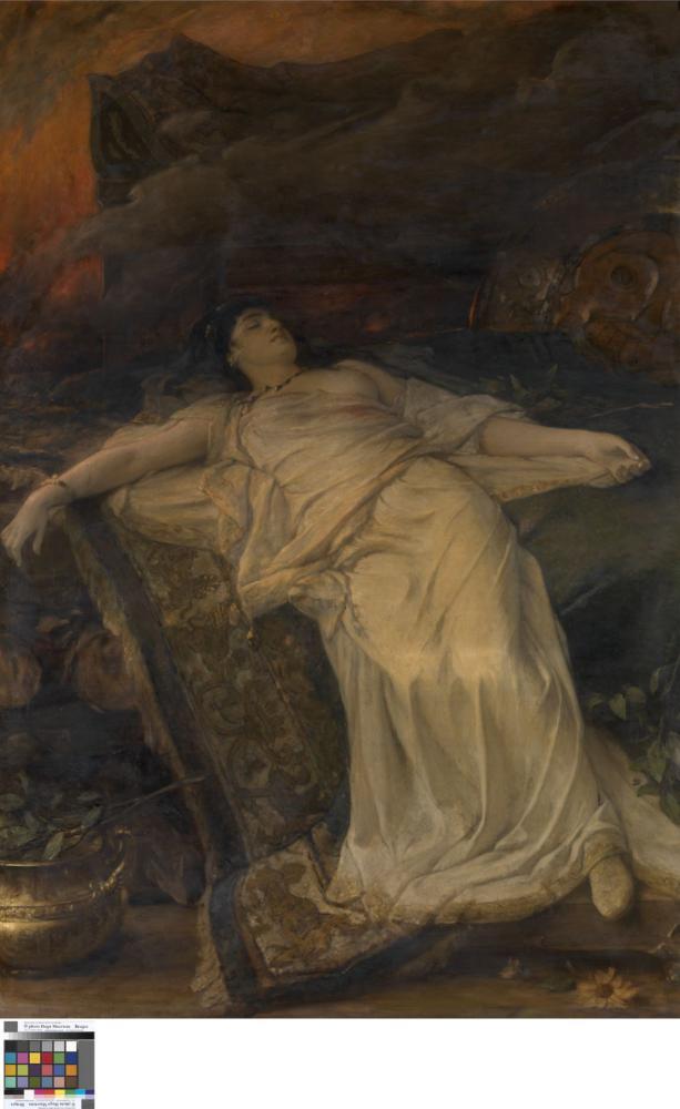 Polyxena op Achilles' brandstapel