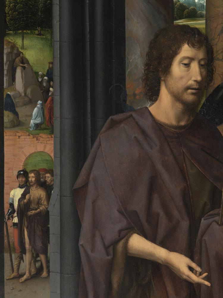 Triptiek van Johannes de Doper en Johannes de Evangelist.
