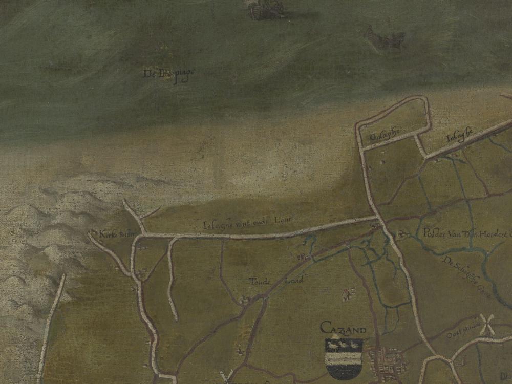 Kaart van het Brugse Vrije