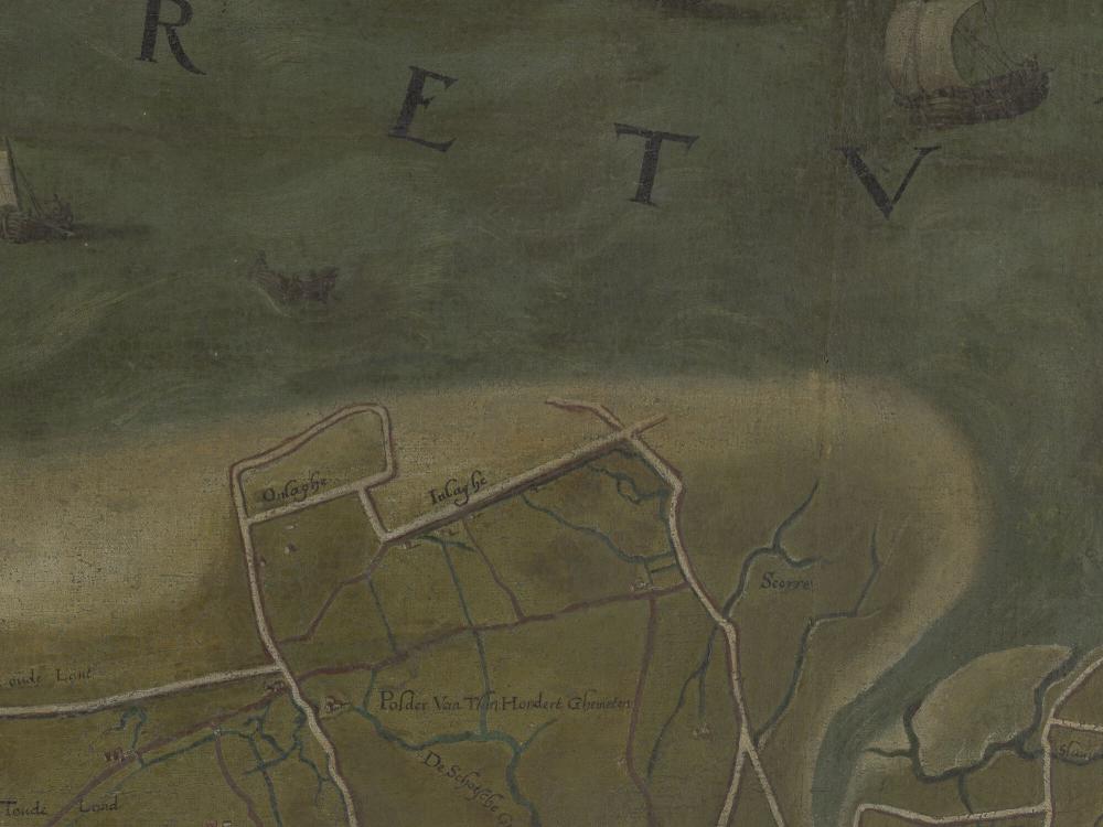 Kaart van het Brugse Vrije