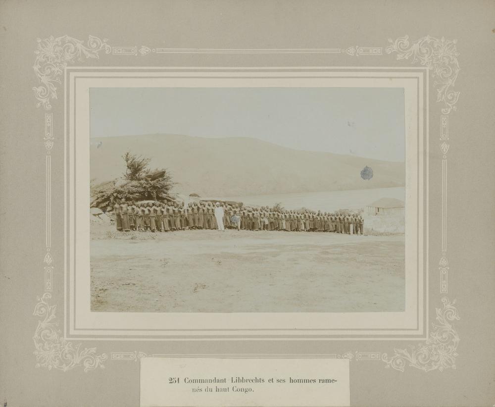 Aanleg spoorweg in Congo