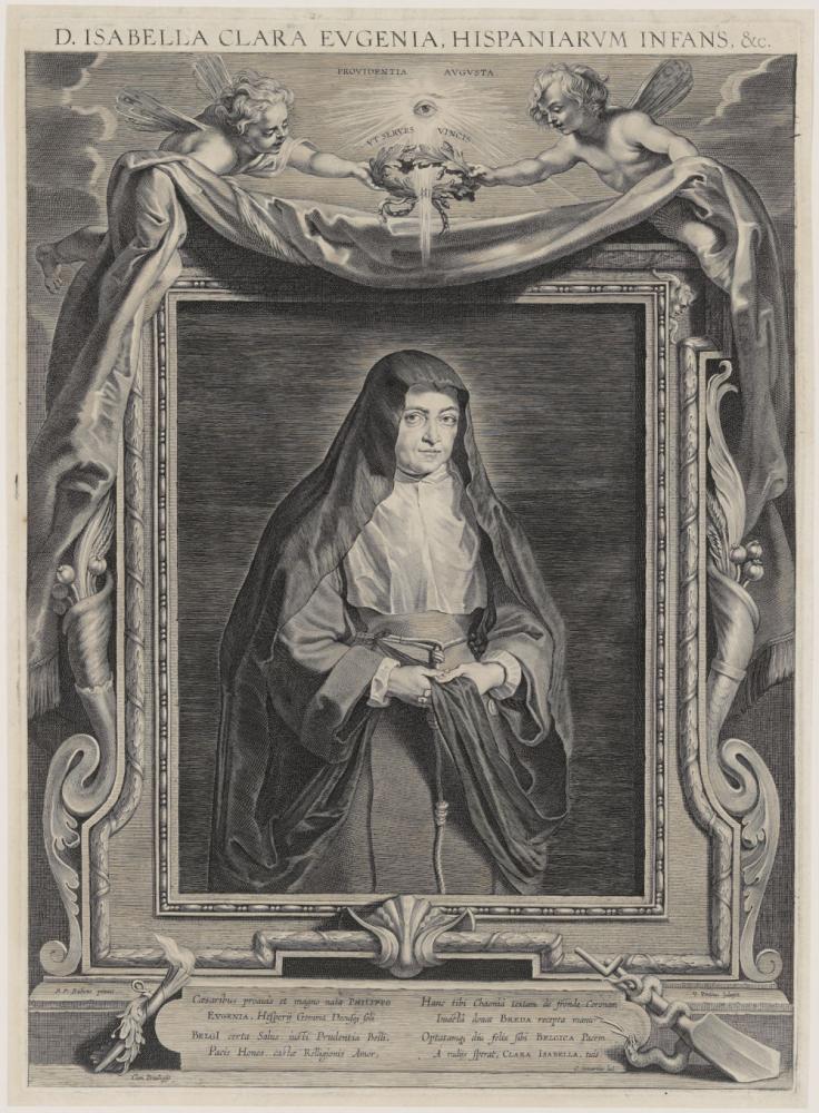 Isabella  Infante van Spanje  in het habijt van een Arme Clarisse