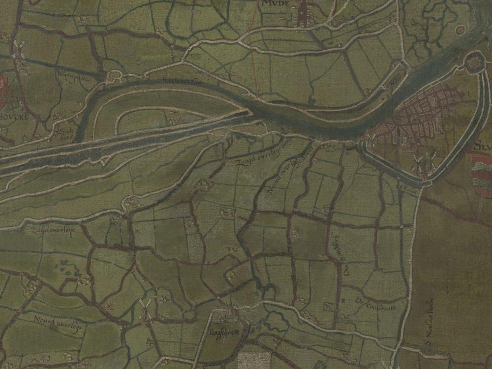 Kaart van het Brugse Vrije
