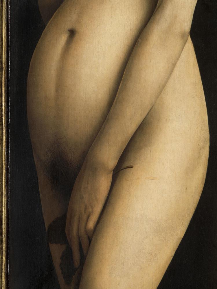 het Lam Gods: detail van Paneel Eva