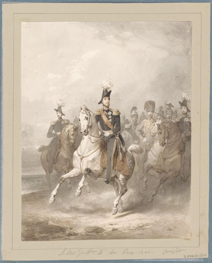 Ruiterportret van koning Willem lI