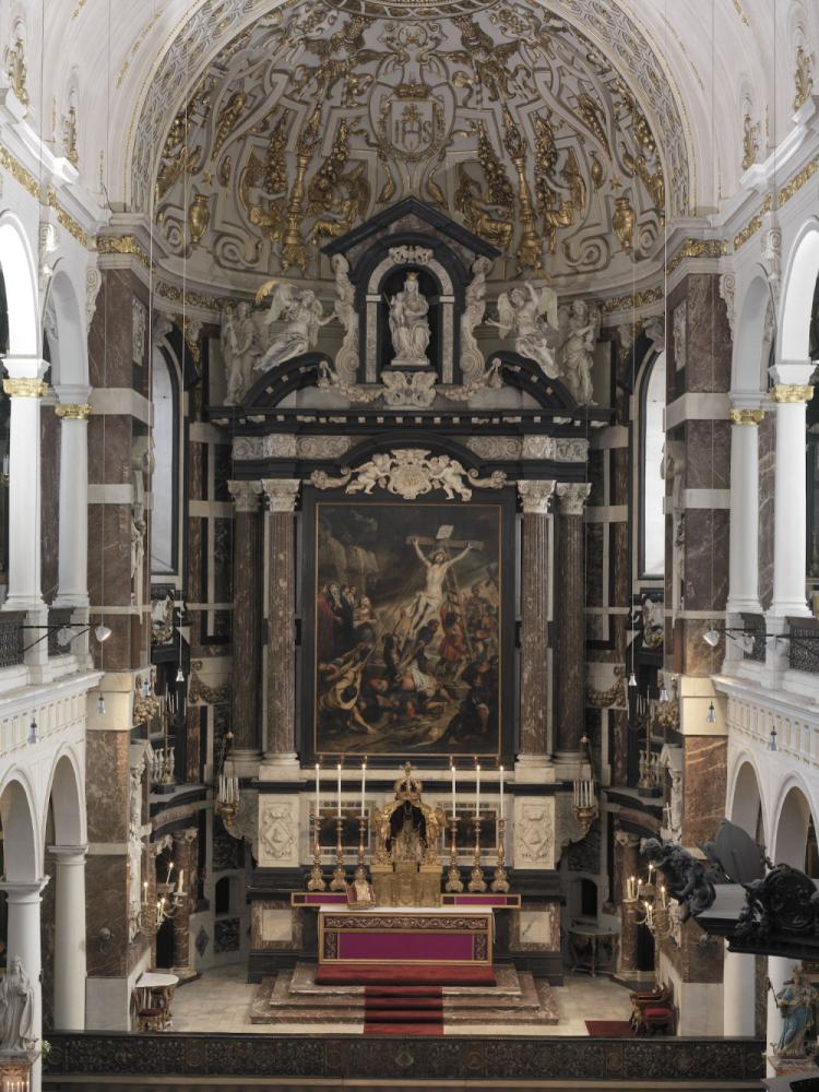 Hoogkoor Binnenzicht in de Sint-Caroluskerk
