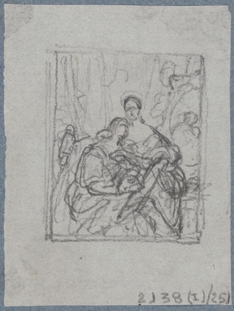 De schilder Rafaël en La Fornarina