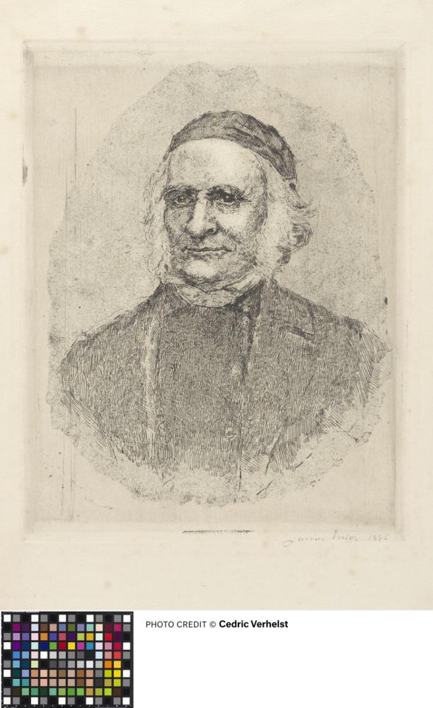 Portret van de Scandinaafse botanicus Elias Frise