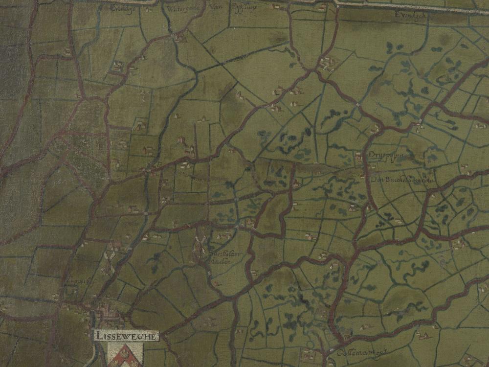 Kaart van het Brugse Vrije