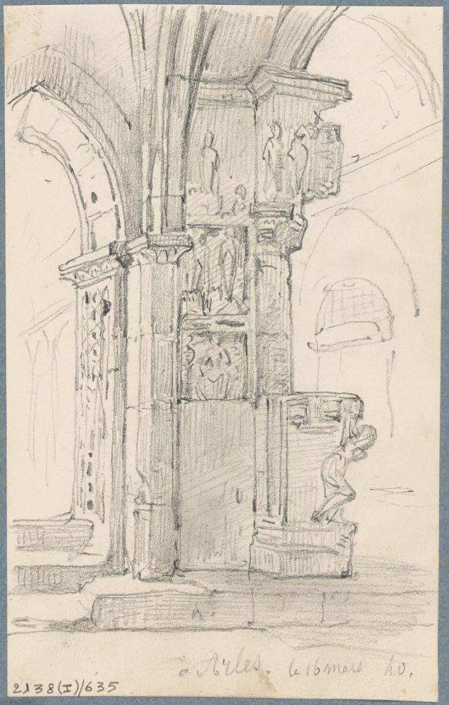 Kerkinterieur in Arles