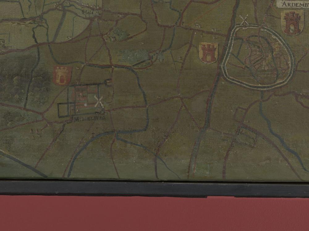 Kaart van het Brugse Vrije