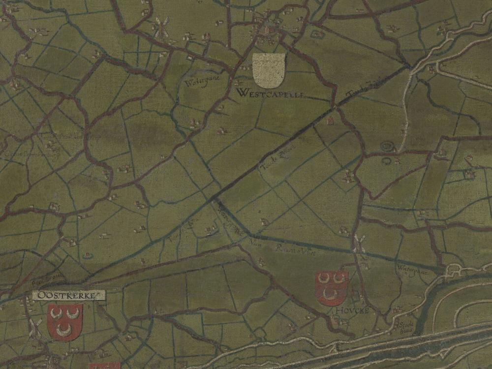 Kaart van het Brugse Vrije