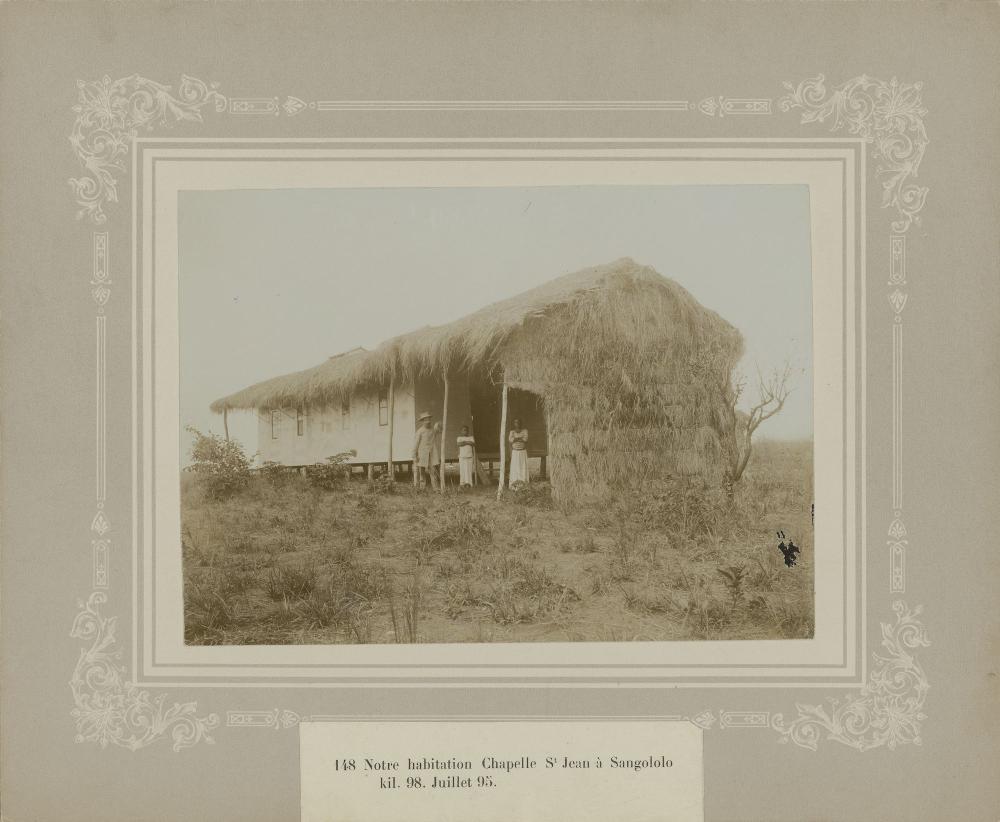 Aanleg spoorweg in Congo