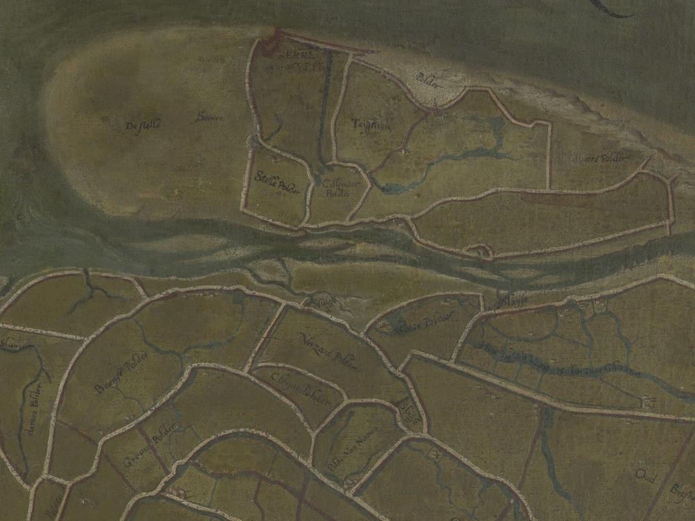 Kaart van het Brugse Vrije