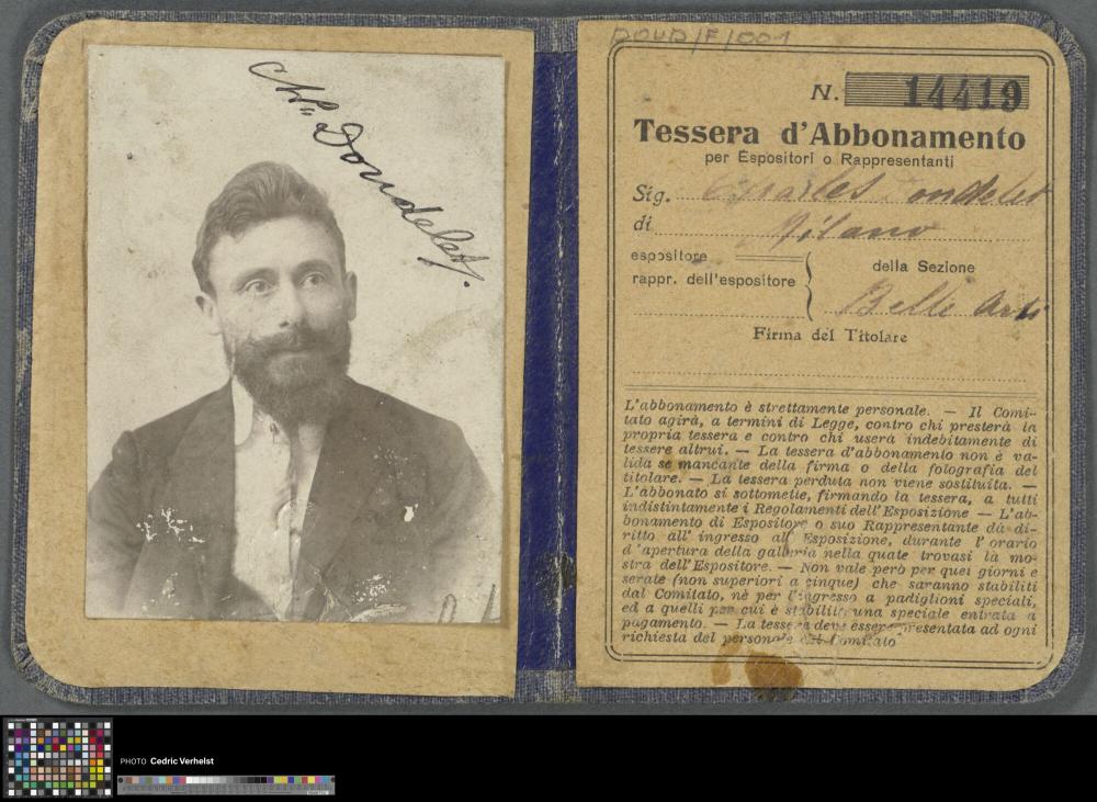 Abonnement pour l'Exposition 'L'arte Decorativa All Esposizione di Milano' 1906