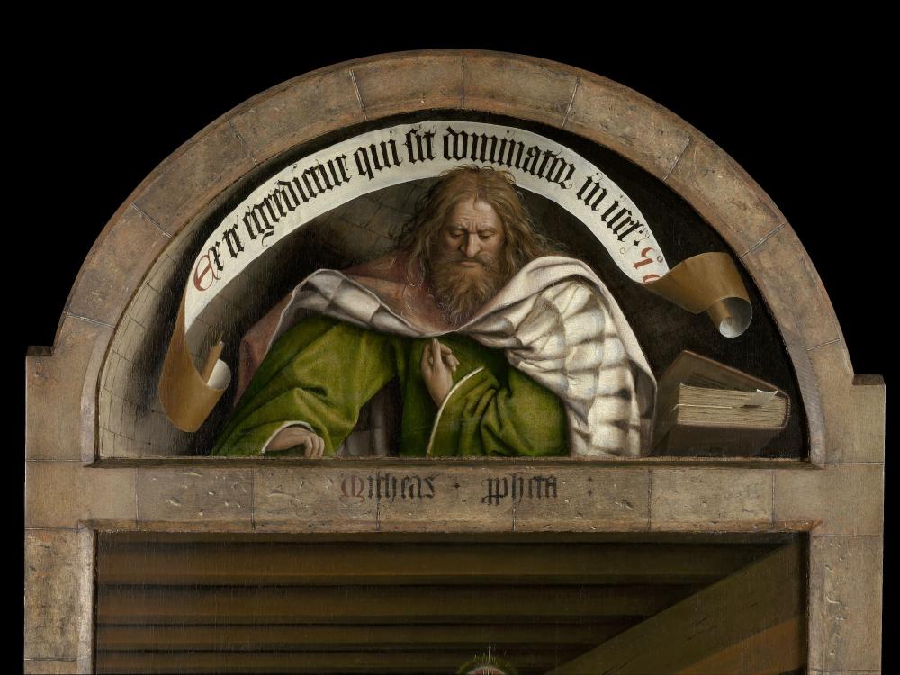 het Lam Gods: De Profeet Micheas