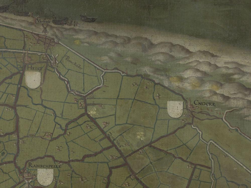Kaart van het Brugse Vrije