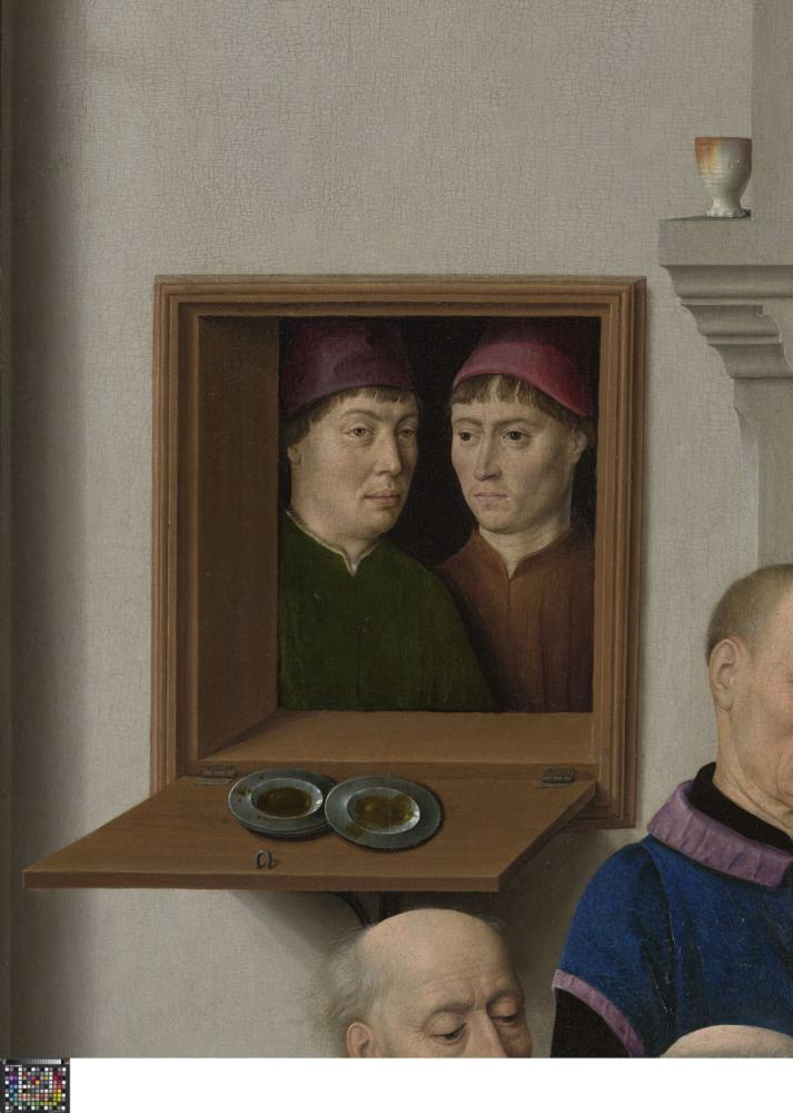 Het Laatste Avondmaal. Detail uit Middenpaneel