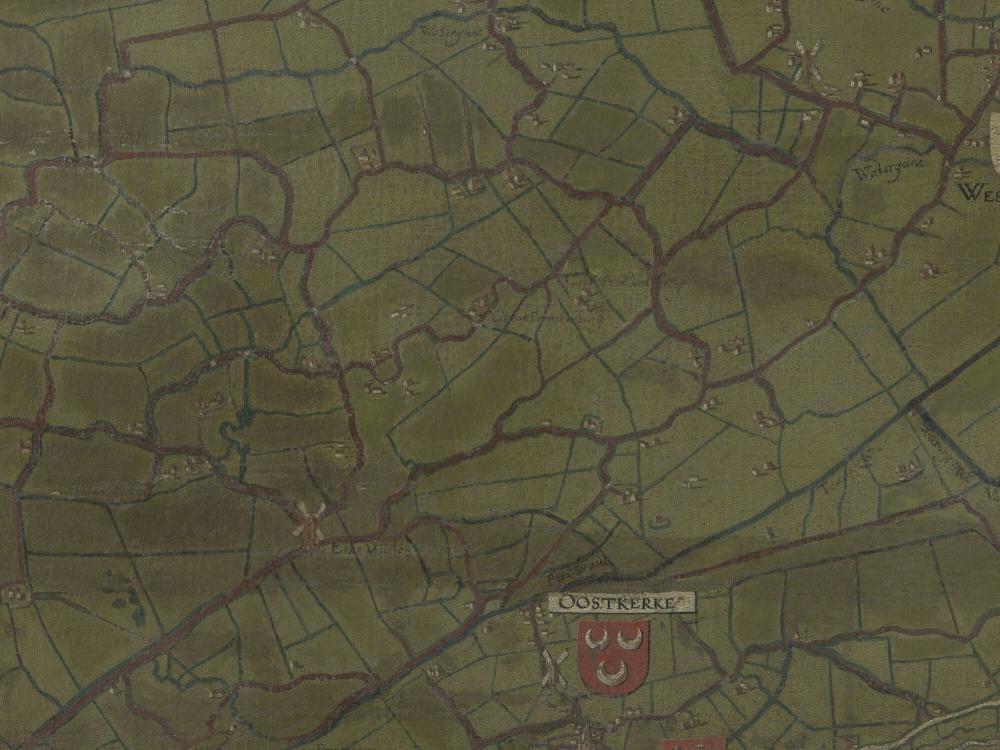 Kaart van het Brugse Vrije