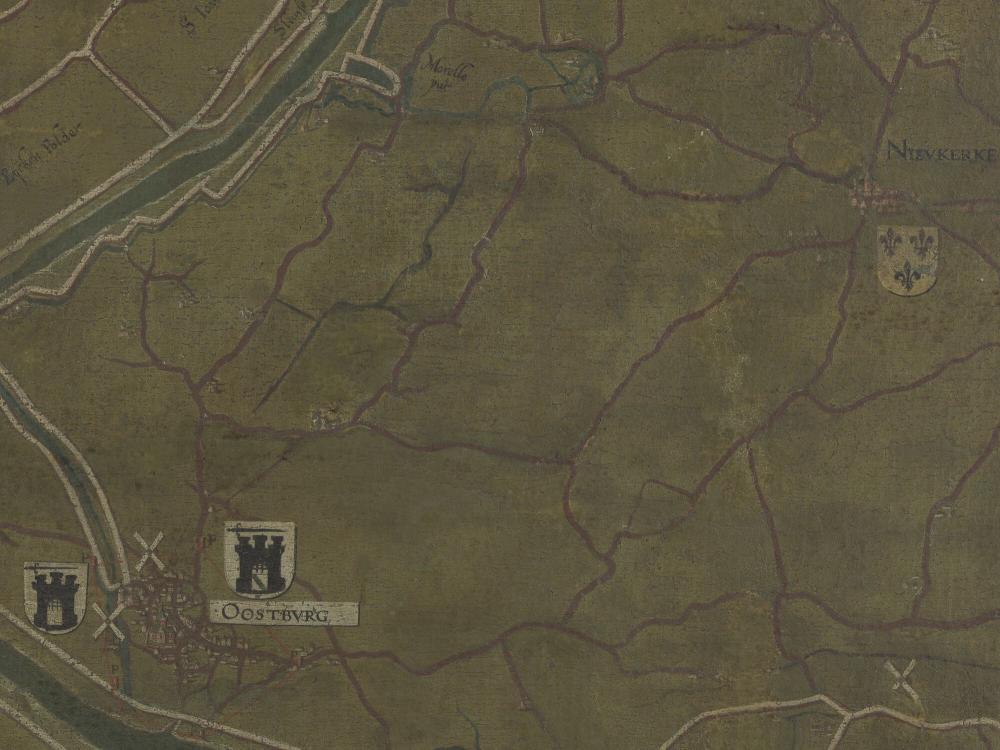 Kaart van het Brugse Vrije