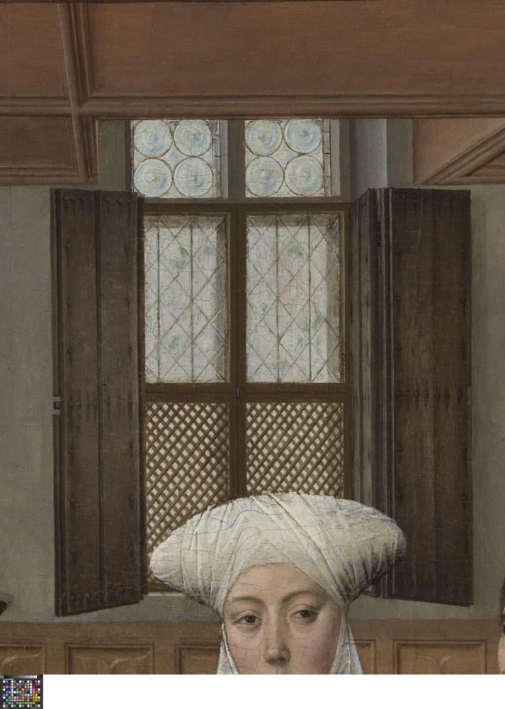 Het Laatste Avondmaal. Detail uit paneel linksonder