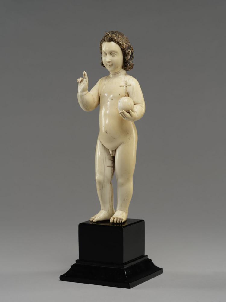 Jezuskind als Salvator Mundi