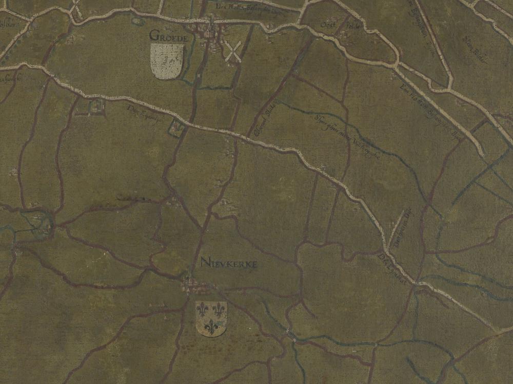 Kaart van het Brugse Vrije