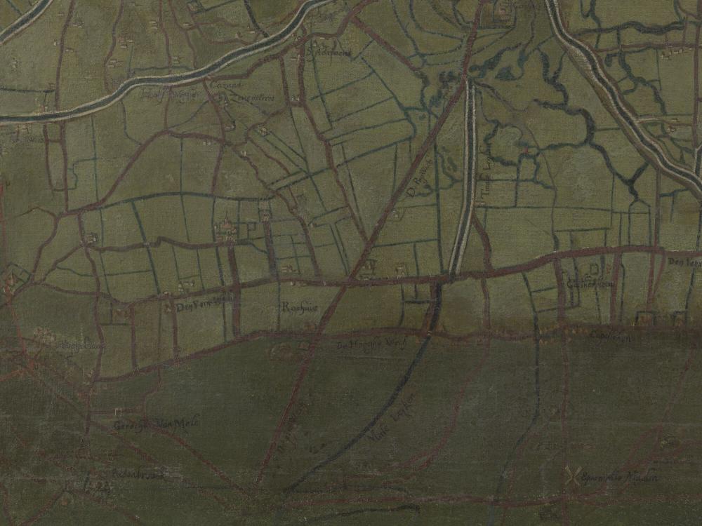 Kaart van het Brugse Vrije