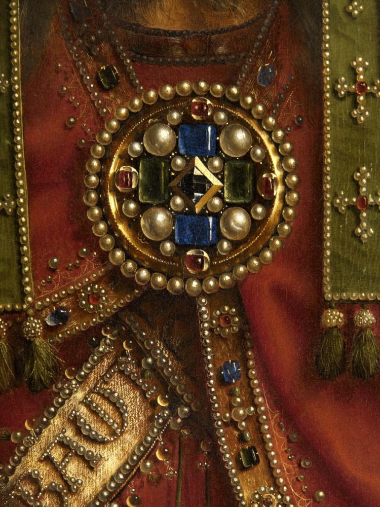 het Lam Gods: detail uit Paneel Christus