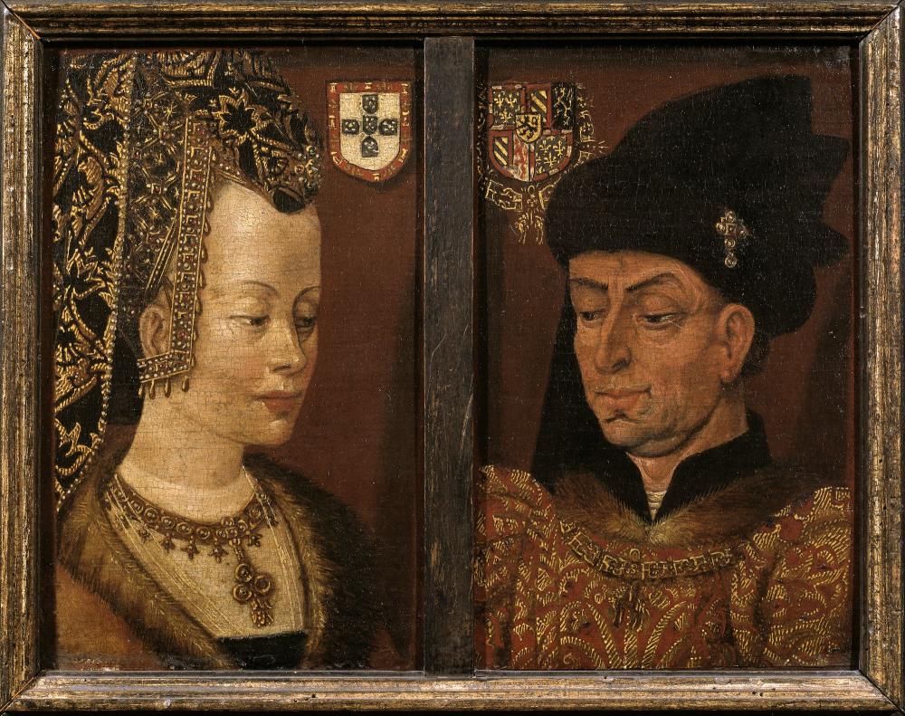 Portretten van Filips de Goede en Isabella van Portugal