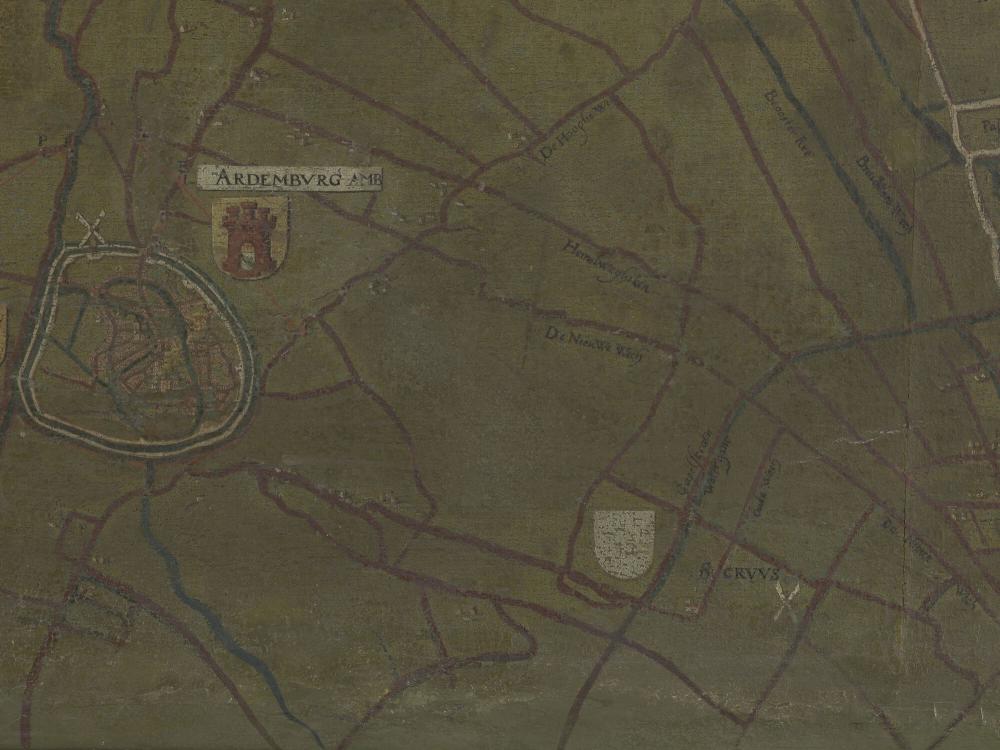 Kaart van het Brugse Vrije