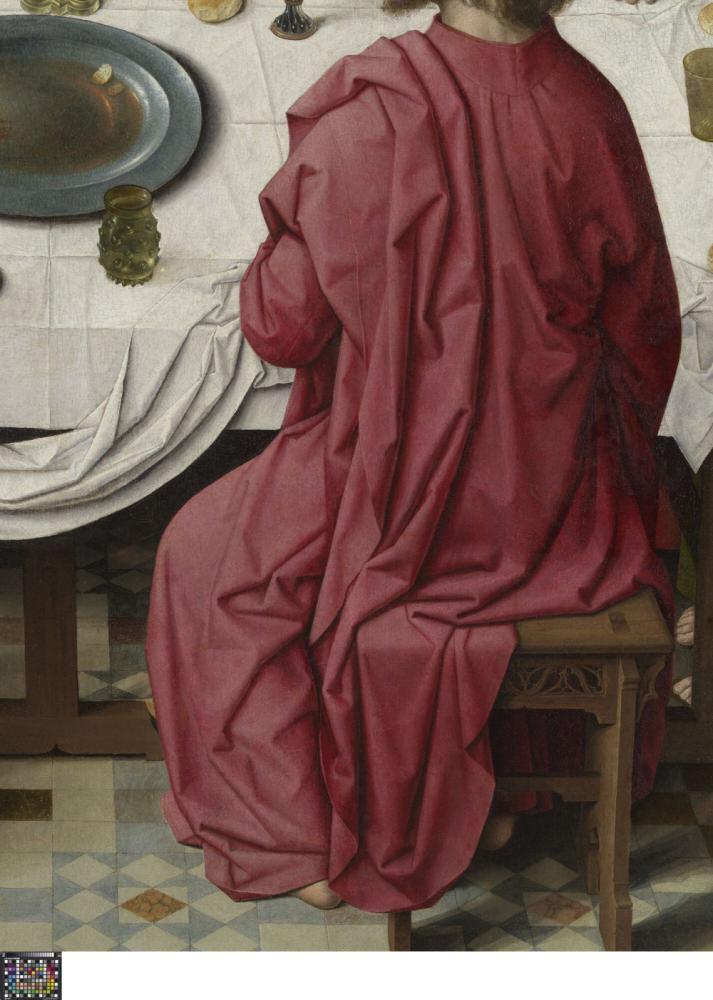 Het Laatste Avondmaal. Detail uit Middenpaneel