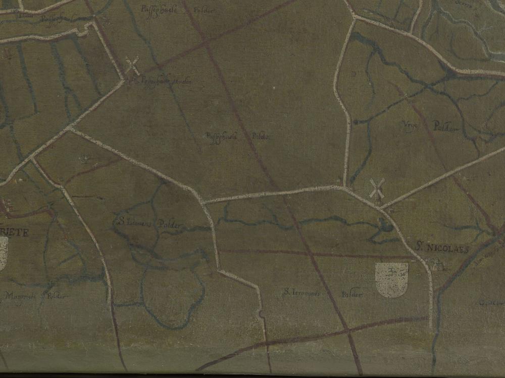 Kaart van het Brugse Vrije