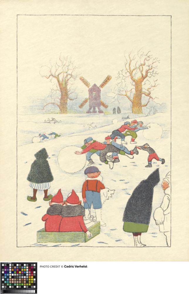 Plaisirs d'Hiver: kaft met tekening