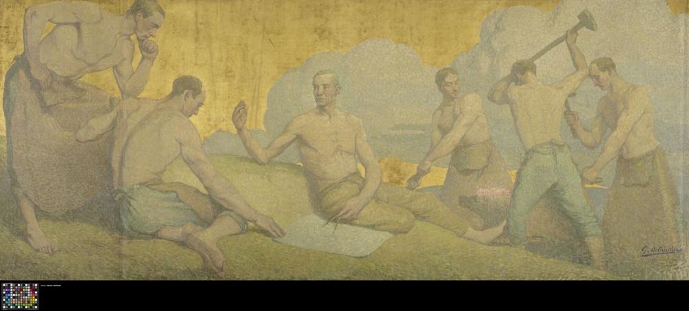 Allegorie van de metaalnijverheid