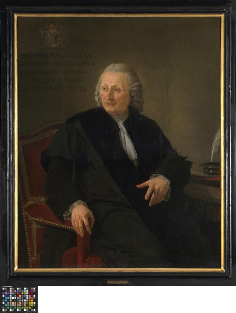 Portret van J. De Gheldere  schepen van het Vrije