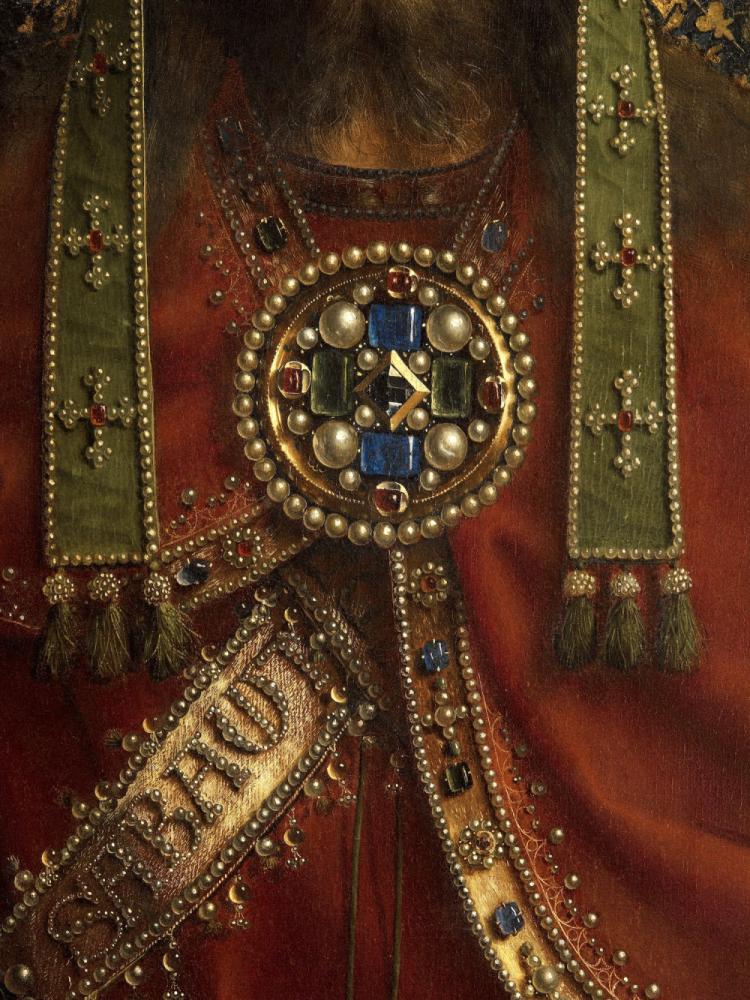 het Lam Gods: detail uit Paneel Christus