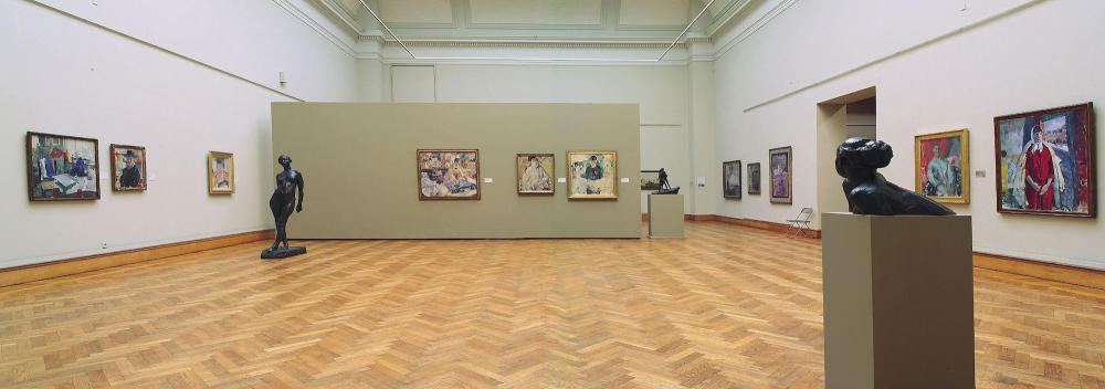 zicht in het museum