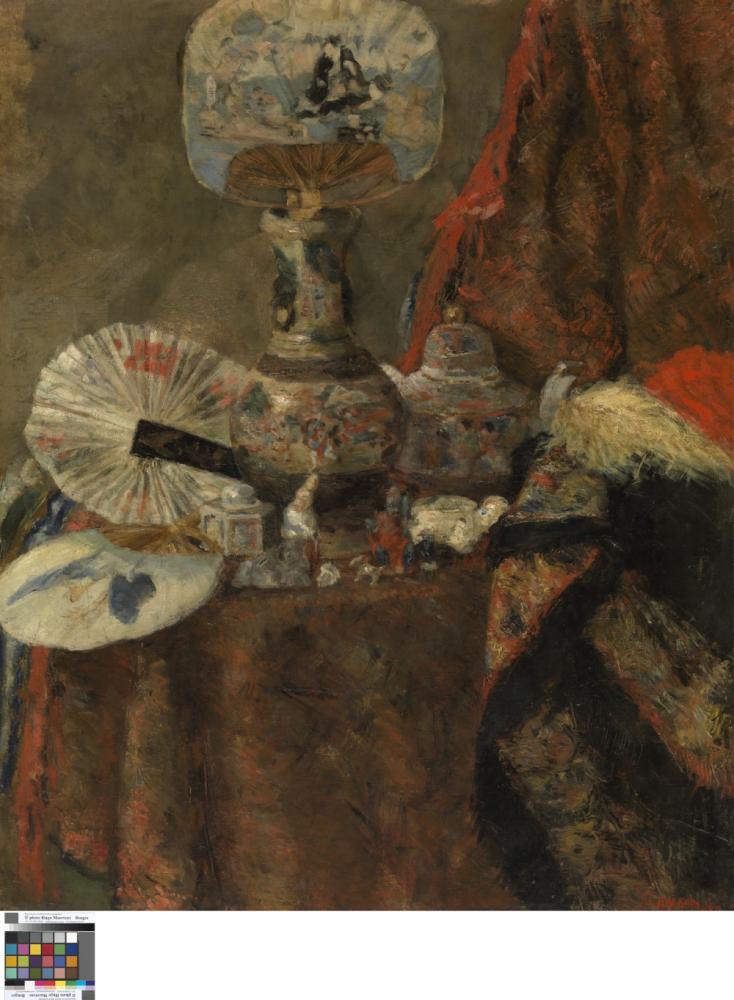Stilleven met chinoiserieën