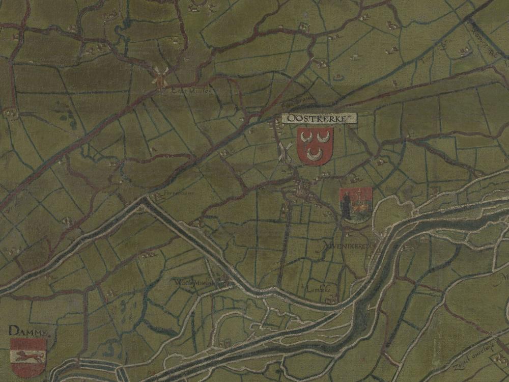 Kaart van het Brugse Vrije
