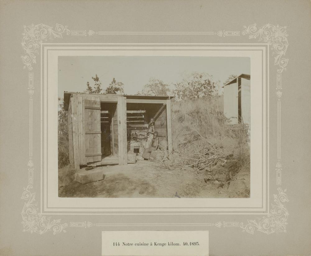 Aanleg spoorweg in Congo