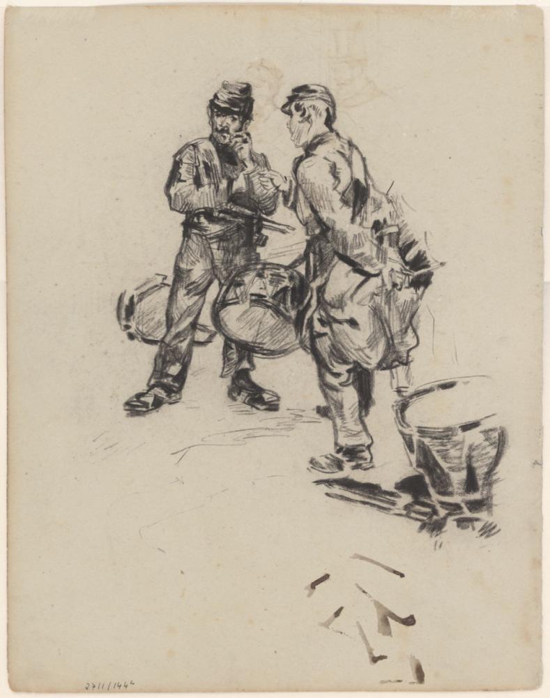 Twee militairen