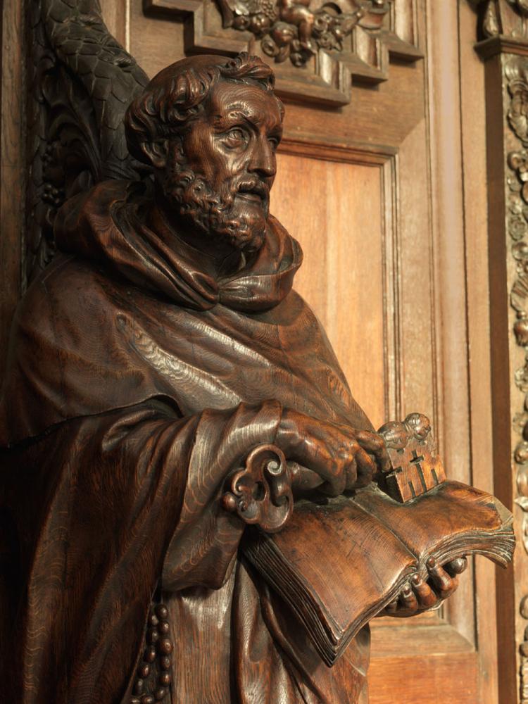 De biechtstoelen van de Sint Pauluskerk Antwerpen