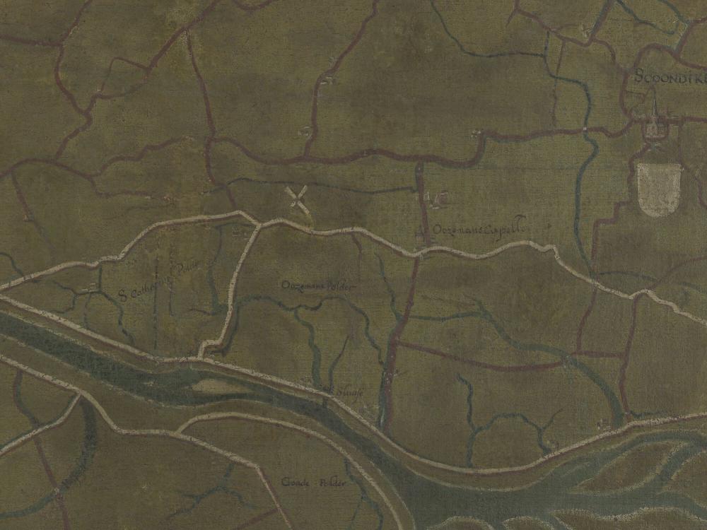 Kaart van het Brugse Vrije